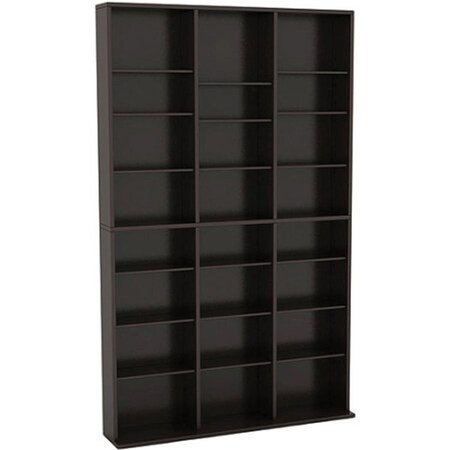 Atlantic-Personal & Portable Atlantic-Personal & Portable KV7000 Oskar Wood Multimedia Cabinet; Espresso 3843-5713